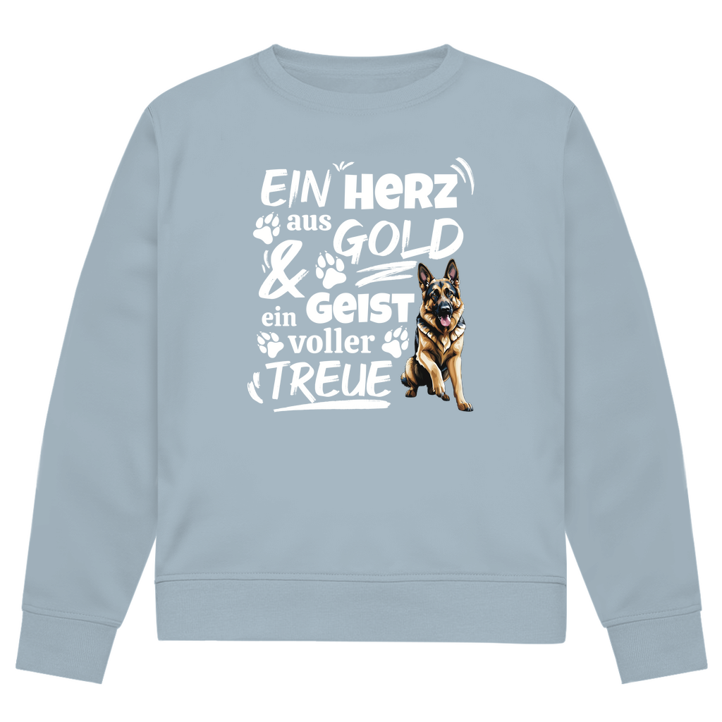 Herz aus Gold - Bio-Sweatshirt für Herren