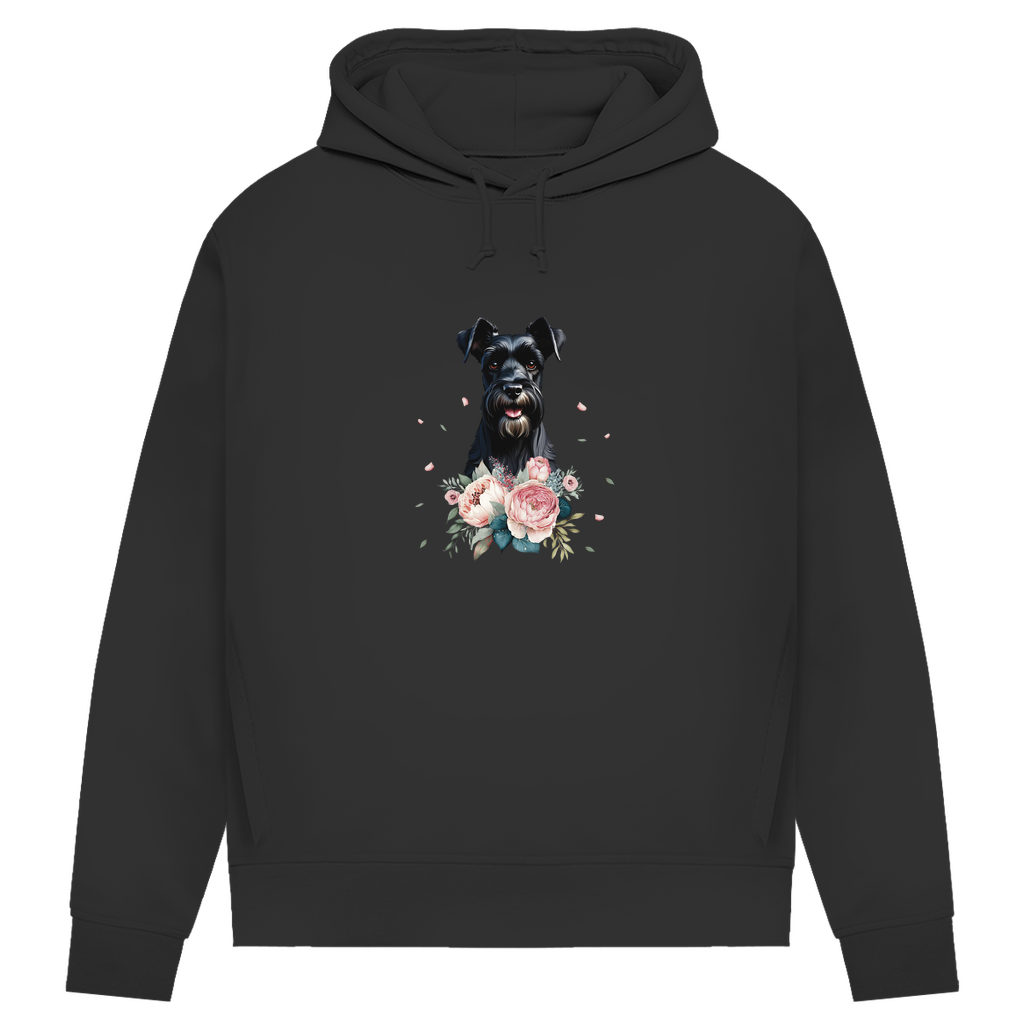Flower Schnauzer - Bio-Hoodie für Damen