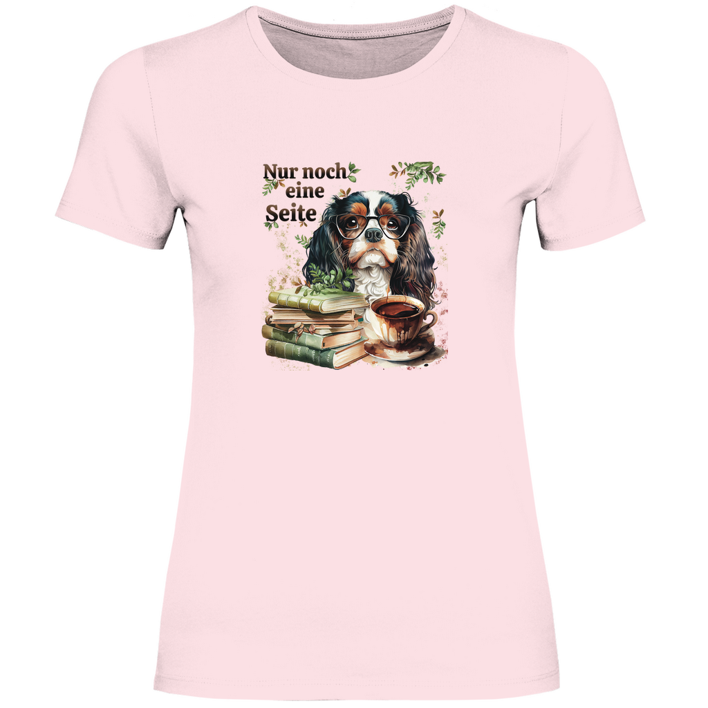 Bücherwurm - T-Shirt für Damen