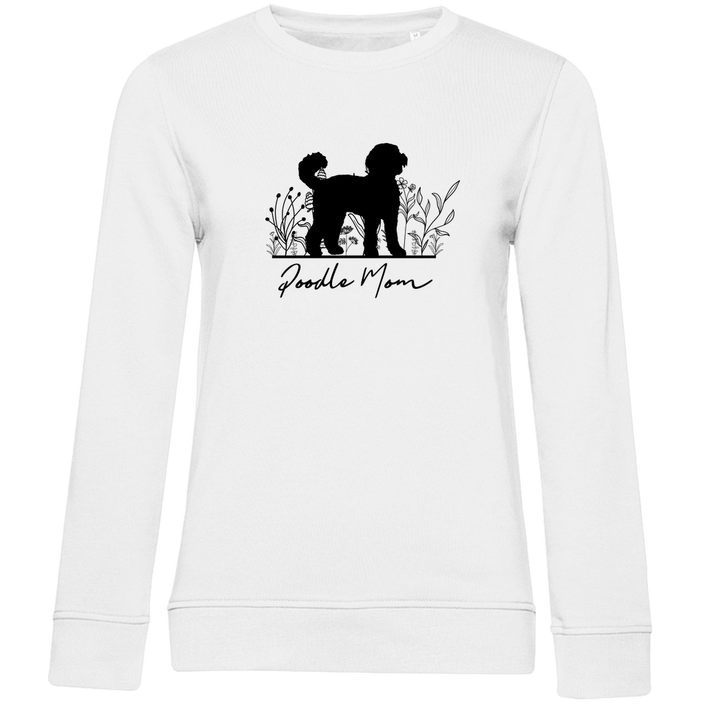 Poodle Mom - Bio-Sweatshirt für Damen