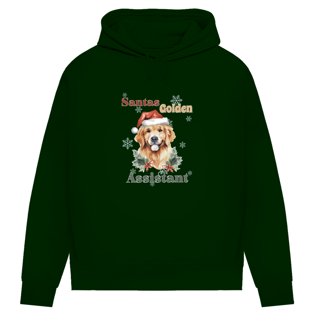 Santas Golden Assistant - Bio-Hoodie für Damen