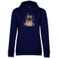 Flower Französische Bulldoge - Bio-Hoodie für Damen