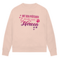 Direkt zum Herzen - Bio-Sweatshirt für Damen