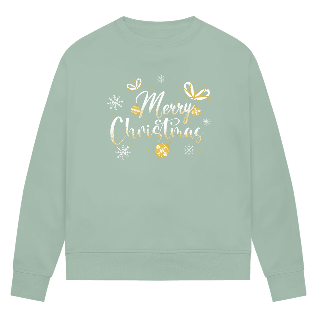 Merry Christmas - Bio -Sweatshirt für Damen