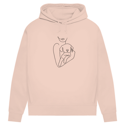 Welpenliebe - Bio-Hoodie für Damen