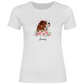 Flower Dog - T-Shirt für Damen - Dein Wunschtext