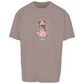 Flower Chihuahua - Oversize T-Shirt Unisex - Dein Wunschtext