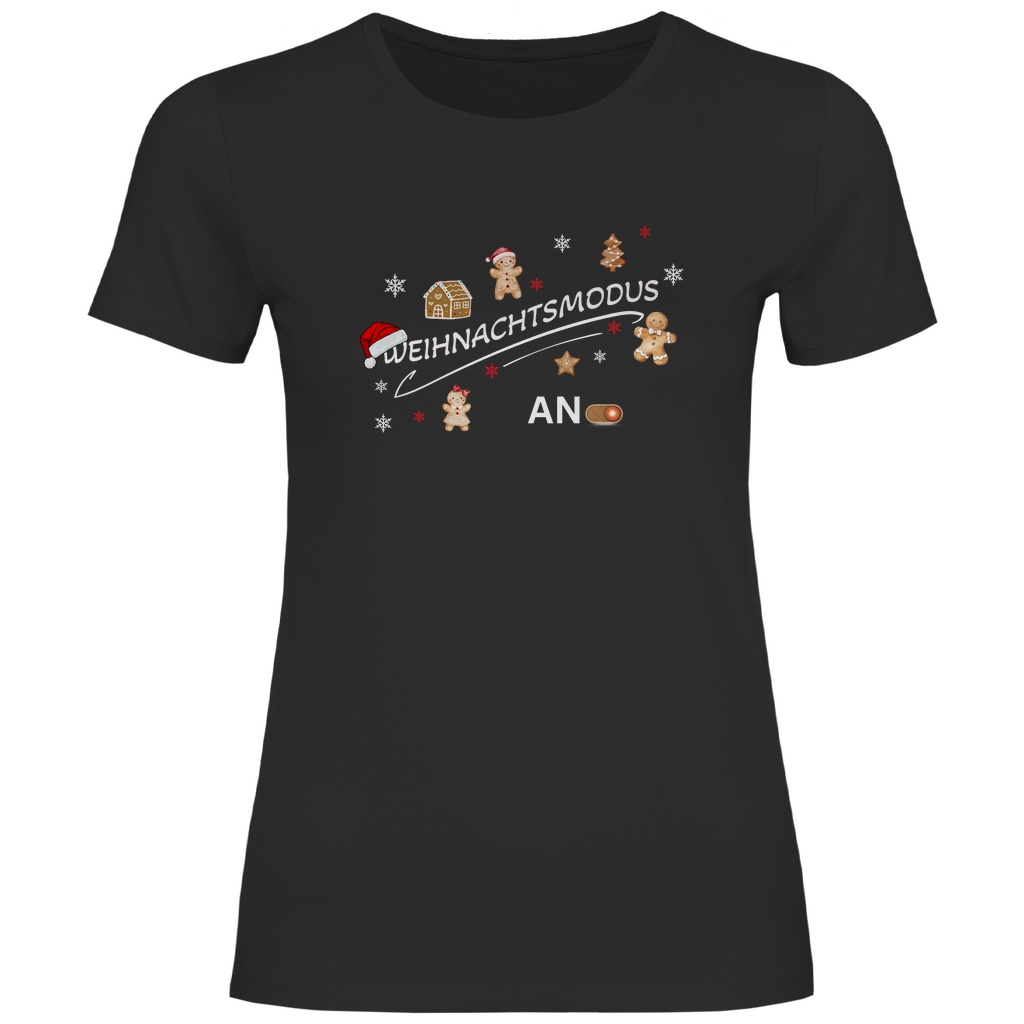 Weihnachtsmodus - T-Shirt für Damen