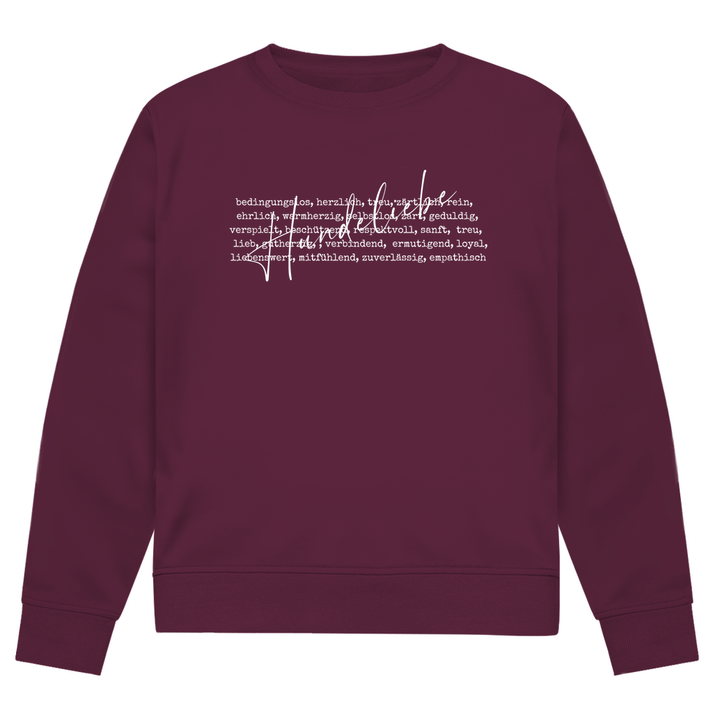 Herren Premium Bio Sweatshirt Hundeliebe