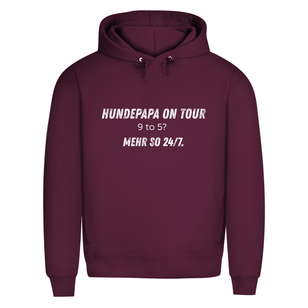 Herren Premium Bio Hoodie Vollzeit-Hundepapa