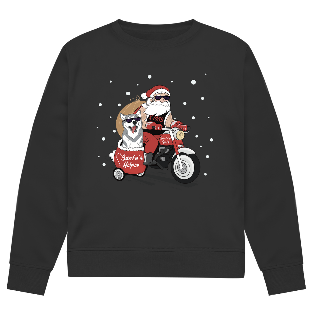 Biker Santa - Bio-Sweatshirt für Herren