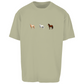 Pferde Trio - Oversize T-Shirt-Unisex