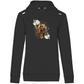 Flower Cocker Spaniel - Bio-Hoodie für Damen