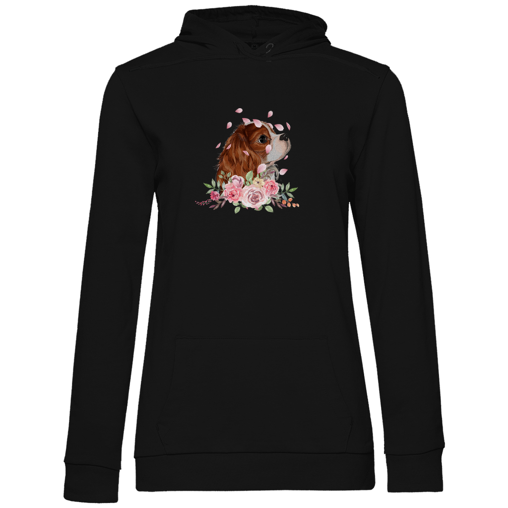 Flower Cavalier King Charles - Hoodie für Damen