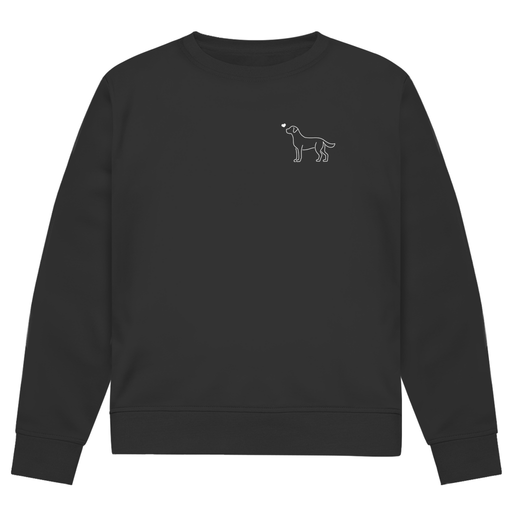 Labrador mit Herz - Bio-Sweatshirt für Herren