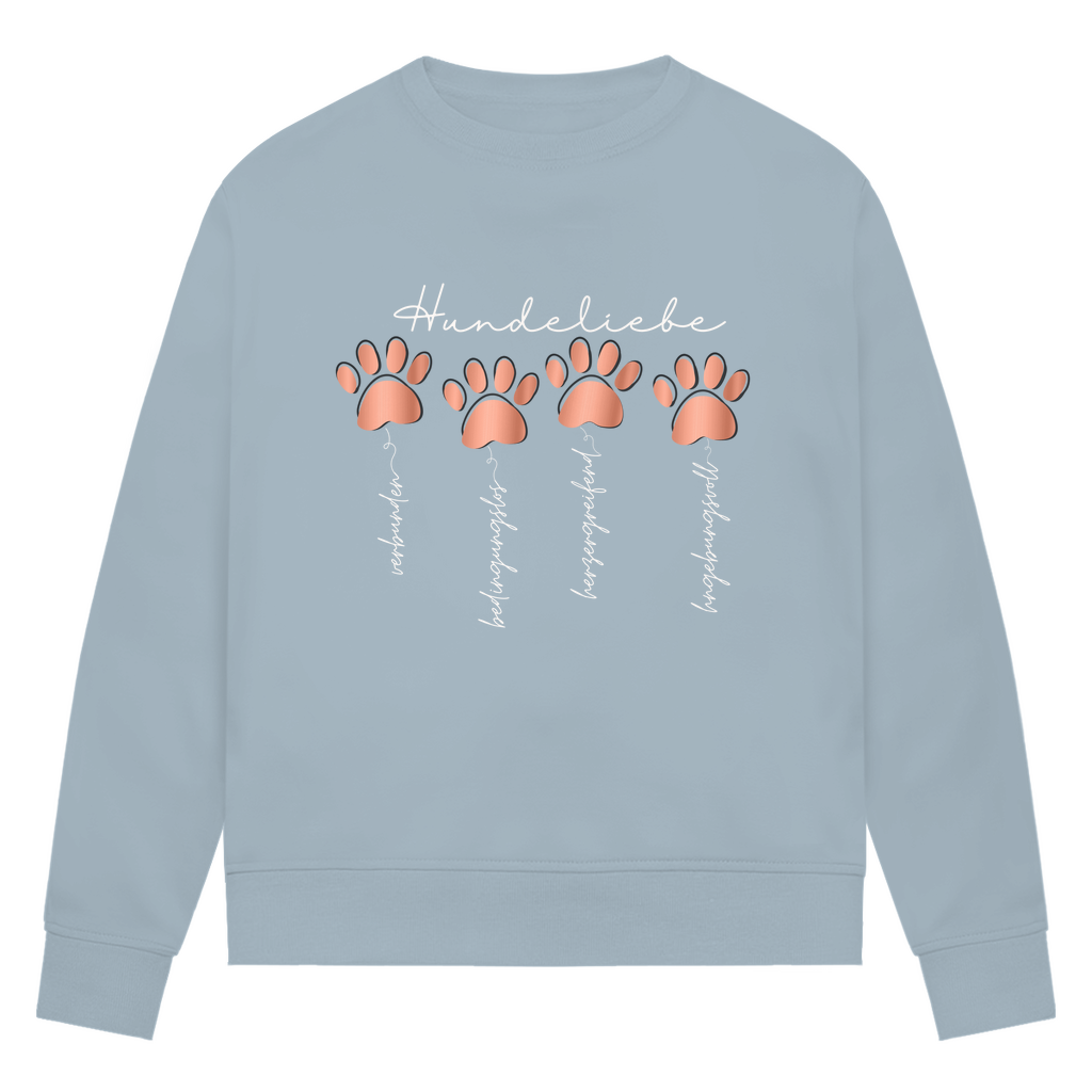 Hundeliebe - Bio-Sweatshirt für Damen