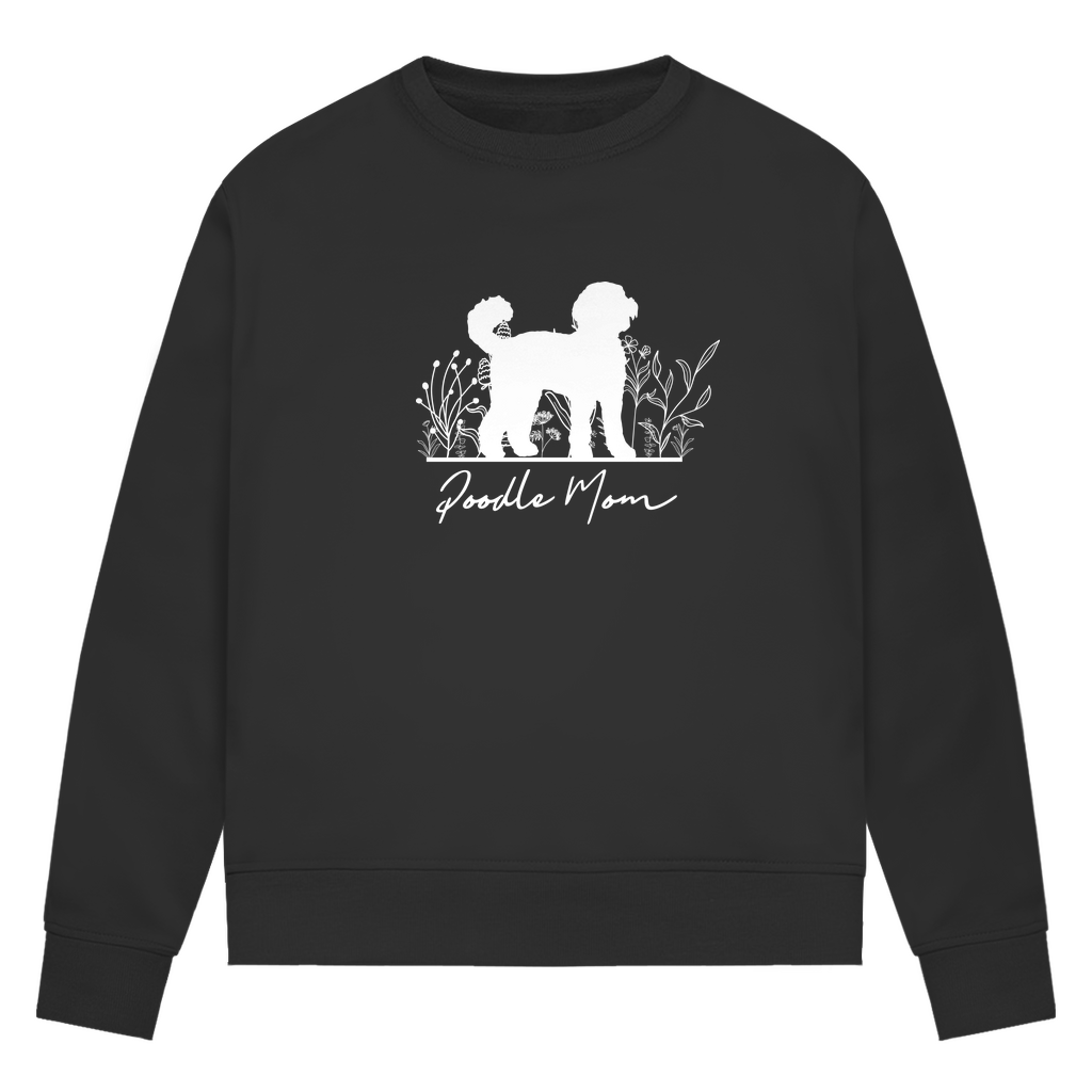 Poodle Mom - Bio-Sweatshirt für Damen