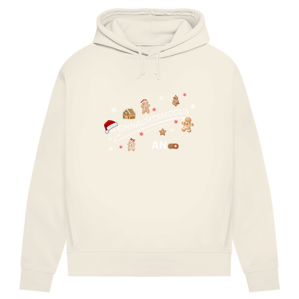Weihnachtsmodus - Bio-Hoodie für Damen