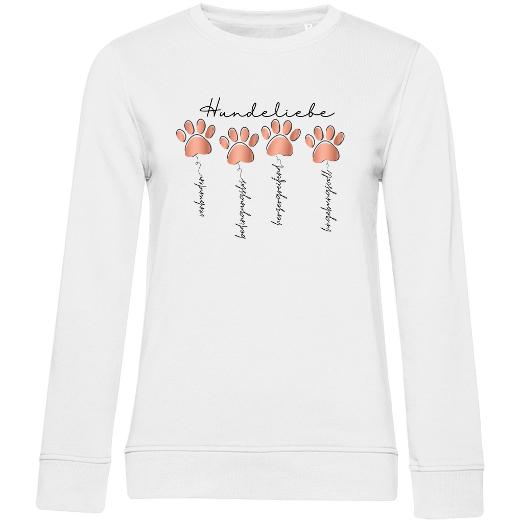 Hundeliebe - Bio-Sweatshirt für Damen