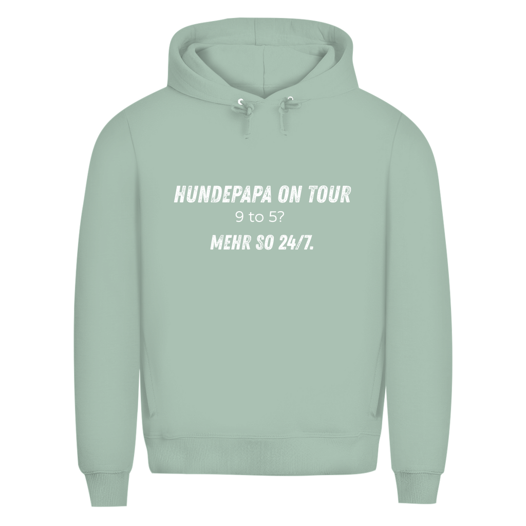 Herren Premium Bio Hoodie Vollzeit-Hundepapa