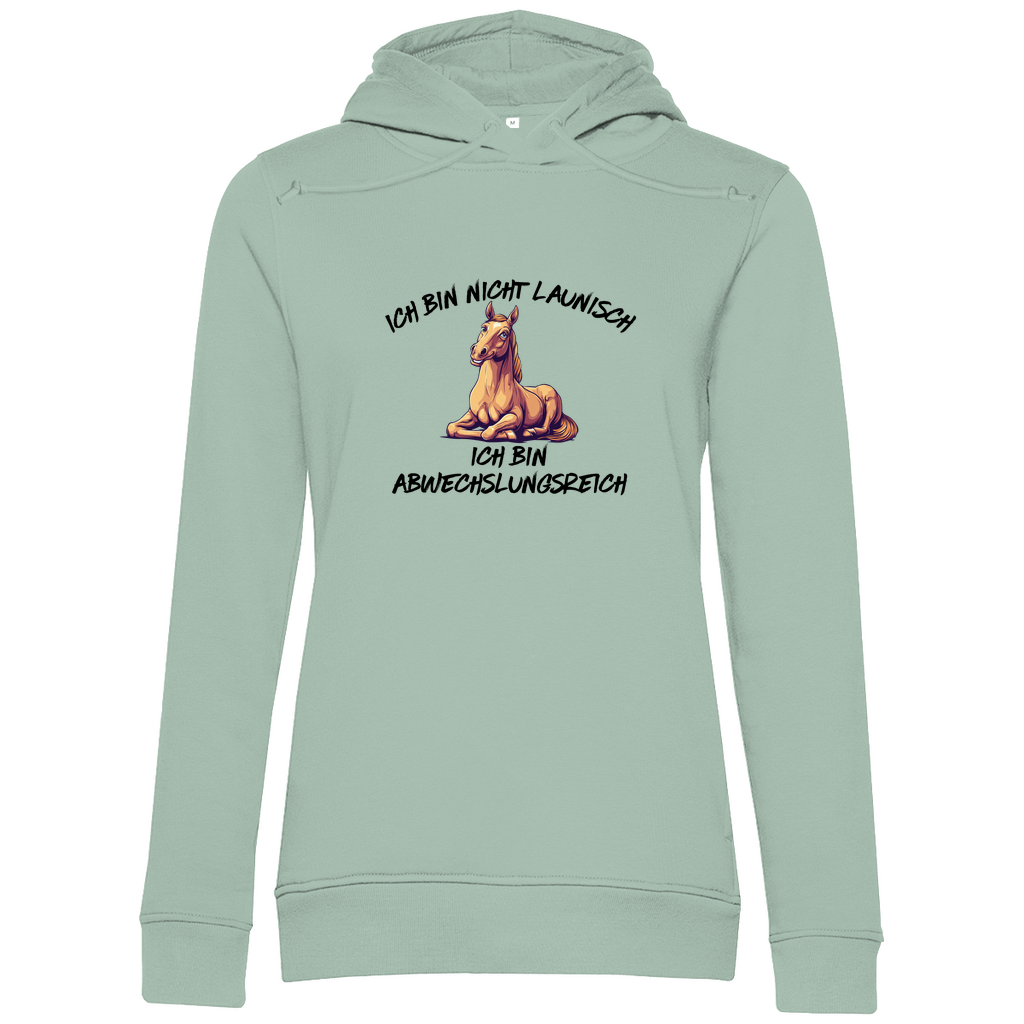 Abwechslungsreich - Bio-Hoodie für Damen
