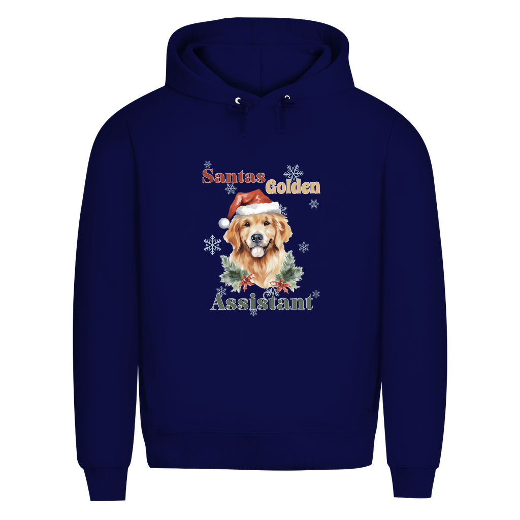 Santas Golden Assistantt - Bio-Hoodie für Herren
