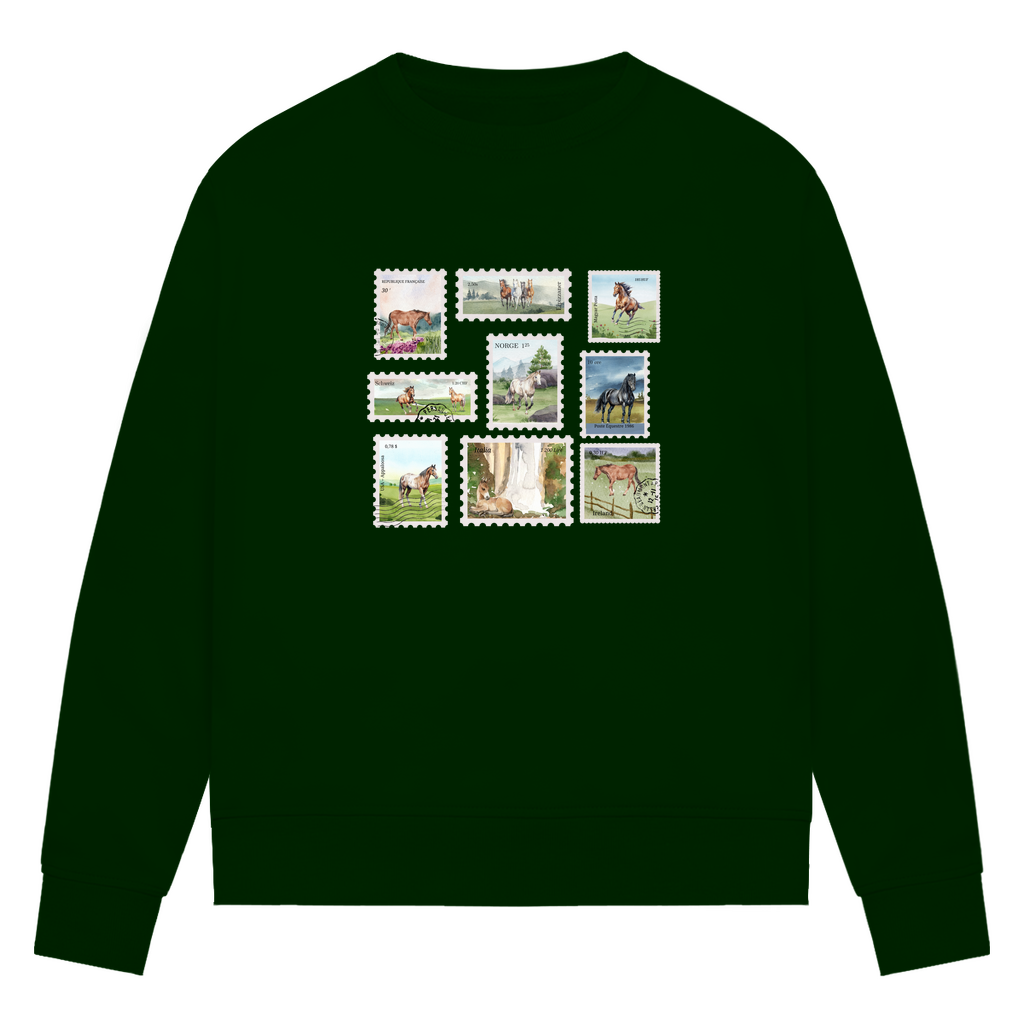 Pferdepost - Bio-Sweatshirt für Damen