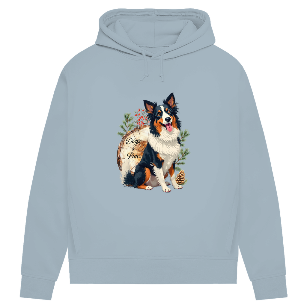Dogs & Pines- Bio-Hoodie für Damen