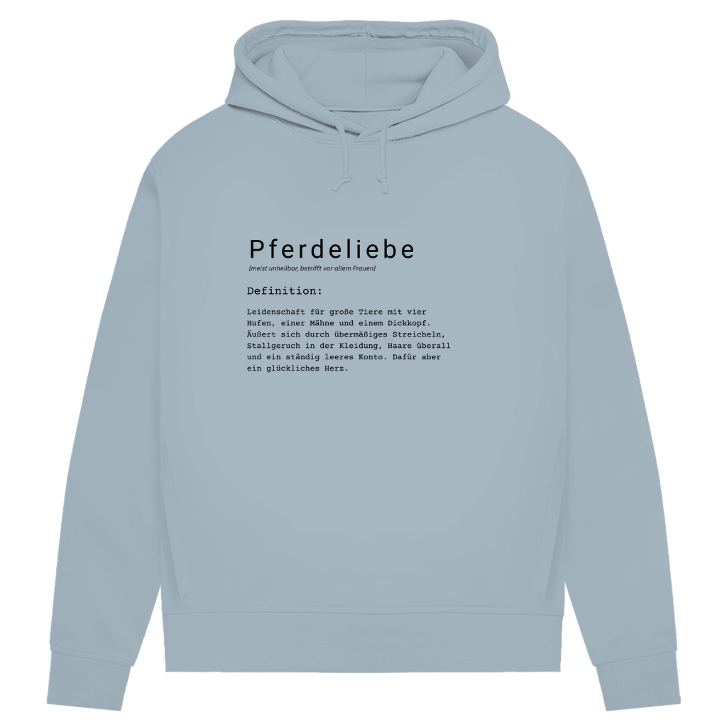 Pferdeliebe - Bio-Hoodie für Damen
