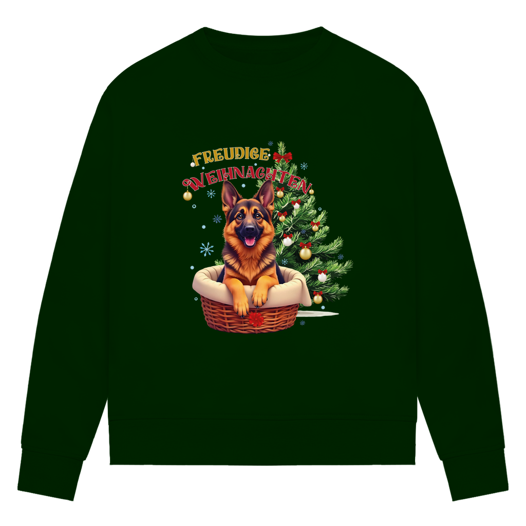 Freudige Weihnachten - Bio-Sweatshirt für Damen