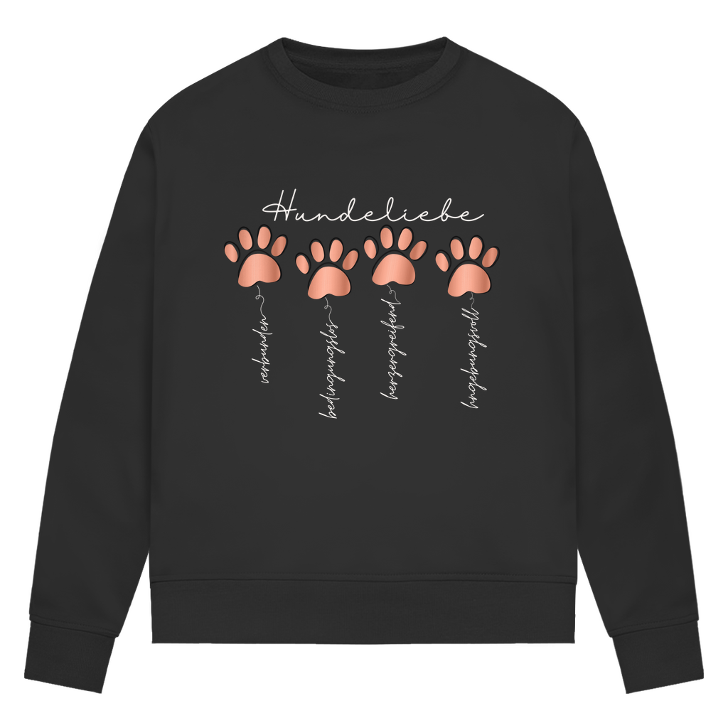 Hundeliebe - Bio-Sweatshirt für Damen