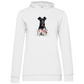 Flower Schnauzer - Hoodie für Damen