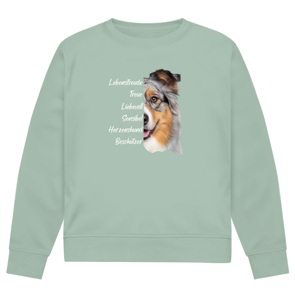 Australian Shepherd- Bio-Sweatshirt für Herren