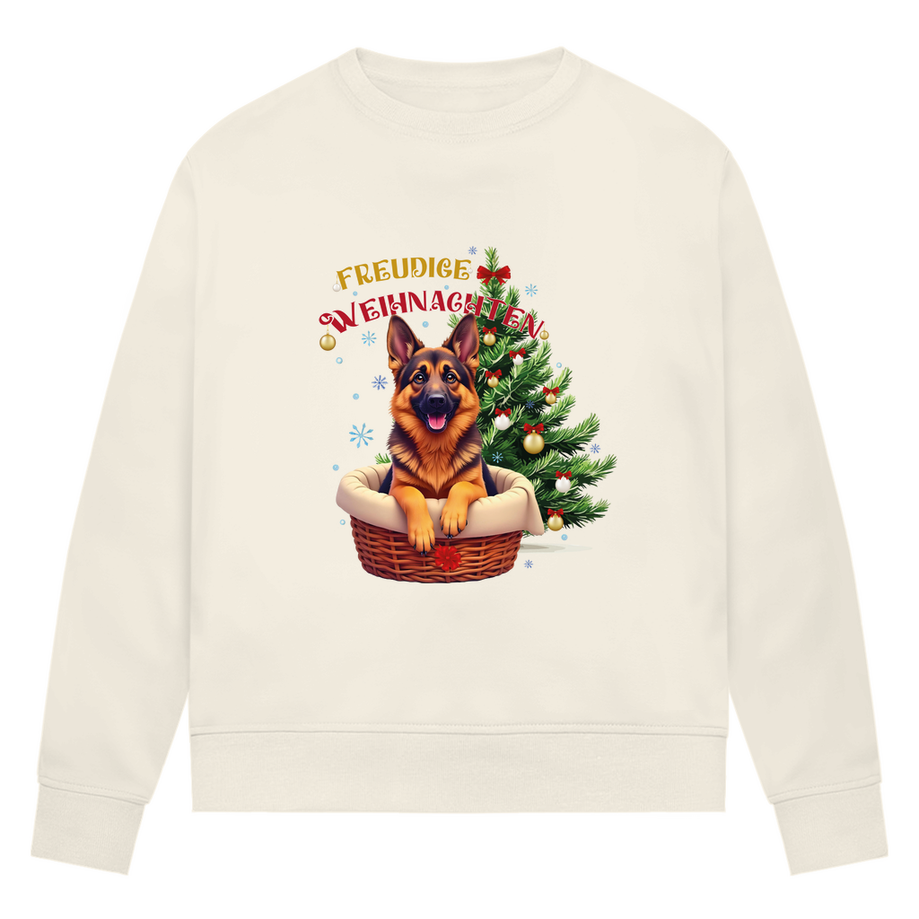 Freudige Weihnachten - Bio-Sweatshirt für Damen