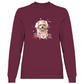 Flower Malteser - Sweatshirt für Damen