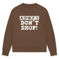 Adopt Don't Shop - Bio-Sweatshirt für Damen