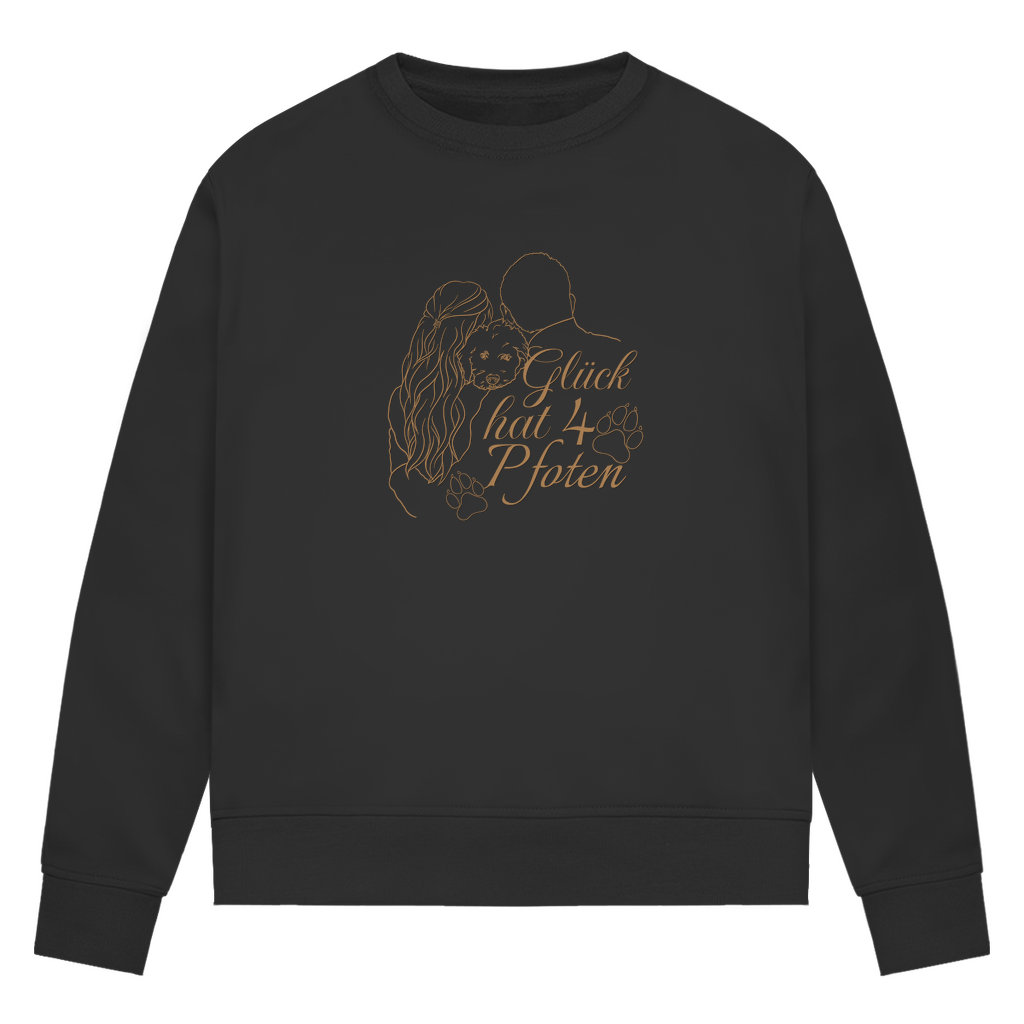 Vier Pfoten - Bio-Sweatshirt für Damen