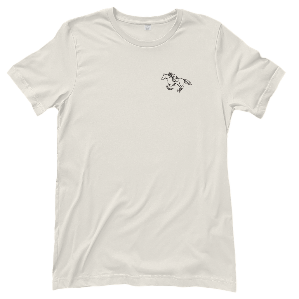 Herz & Huf - T-Shirt für Damen | Brustmotiv