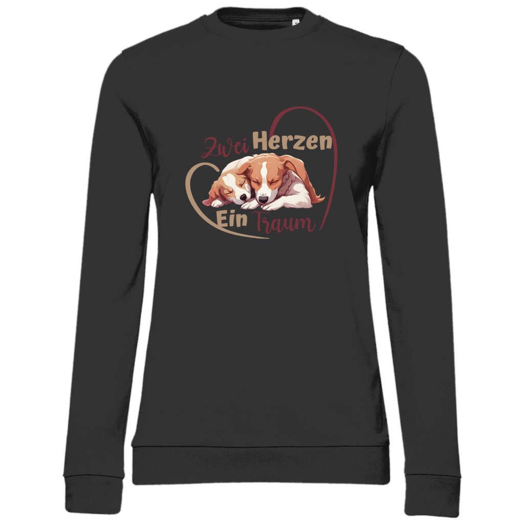 Zwei Herzen - Sweatshirt für Damen