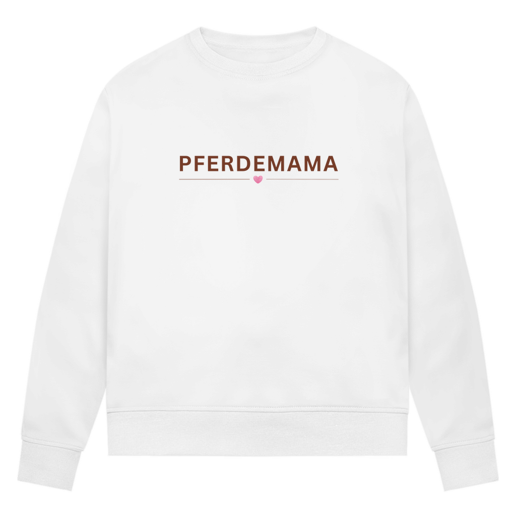 Pferdemama - Bio-Sweatshirt für Damen