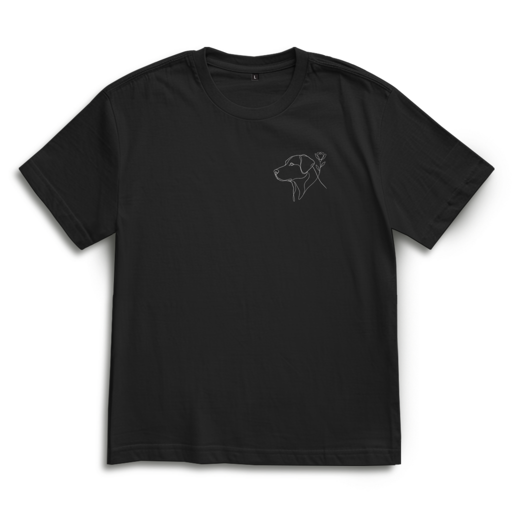 Oversize T-Shirt Blumenhund