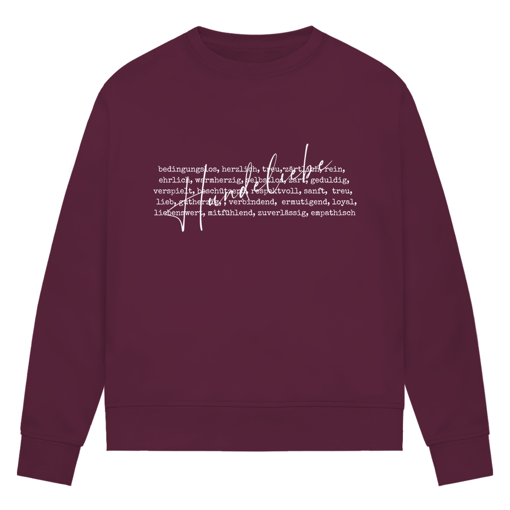 Hunde Liebe ist... - Bio-Sweatshirt für Damen