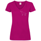 Labrador mit Herz - V-Shirt für Damen