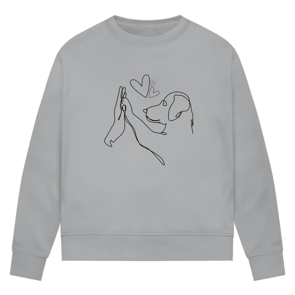 Wahre Liebe - Bio-Sweatshirt für Damen