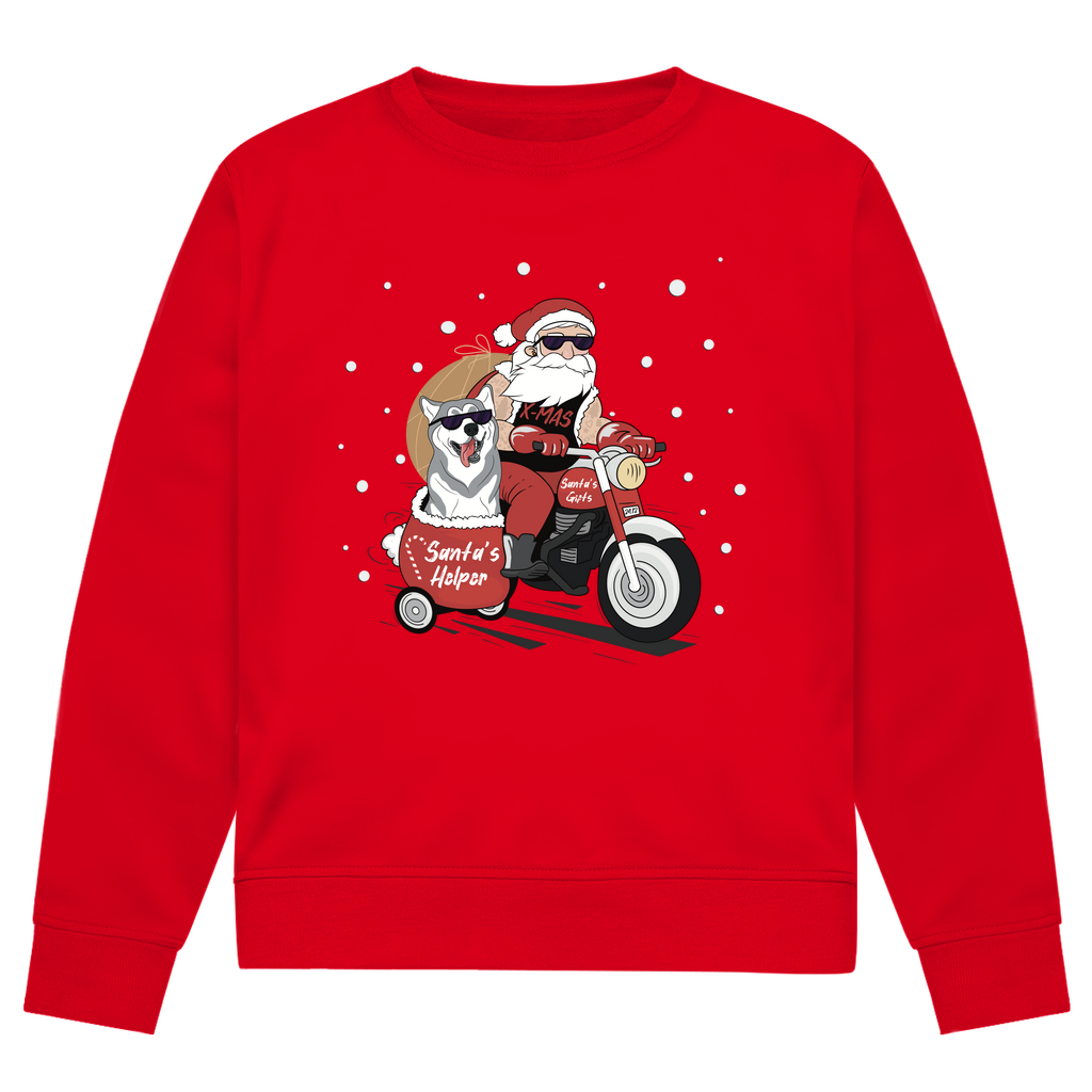 Biker Santa - Bio-Sweatshirt für Herren