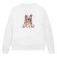 Flower Chihuahua - Bio-Sweatshirt für Damen