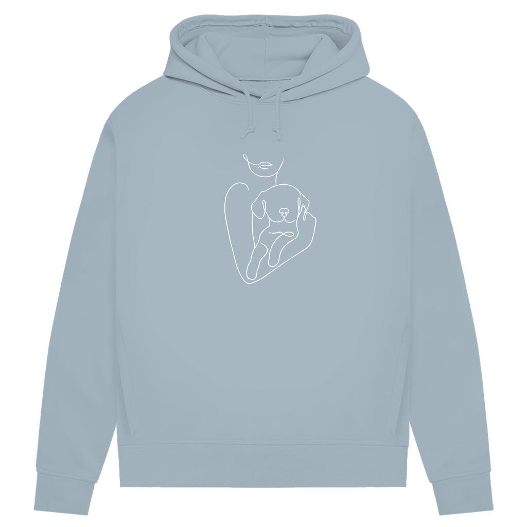 Welpenliebe - Bio-Hoodie für Damen