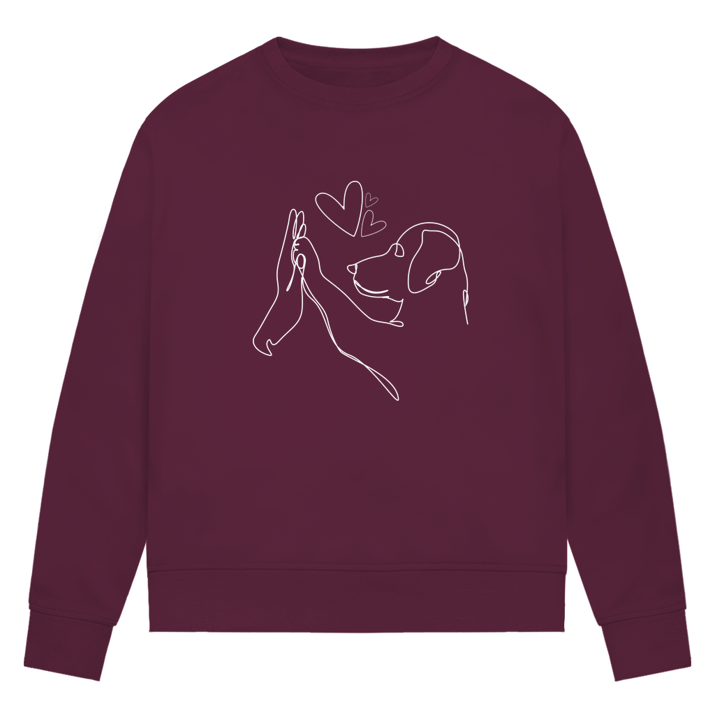 Wahre Liebe - Bio-Sweatshirt für Damen