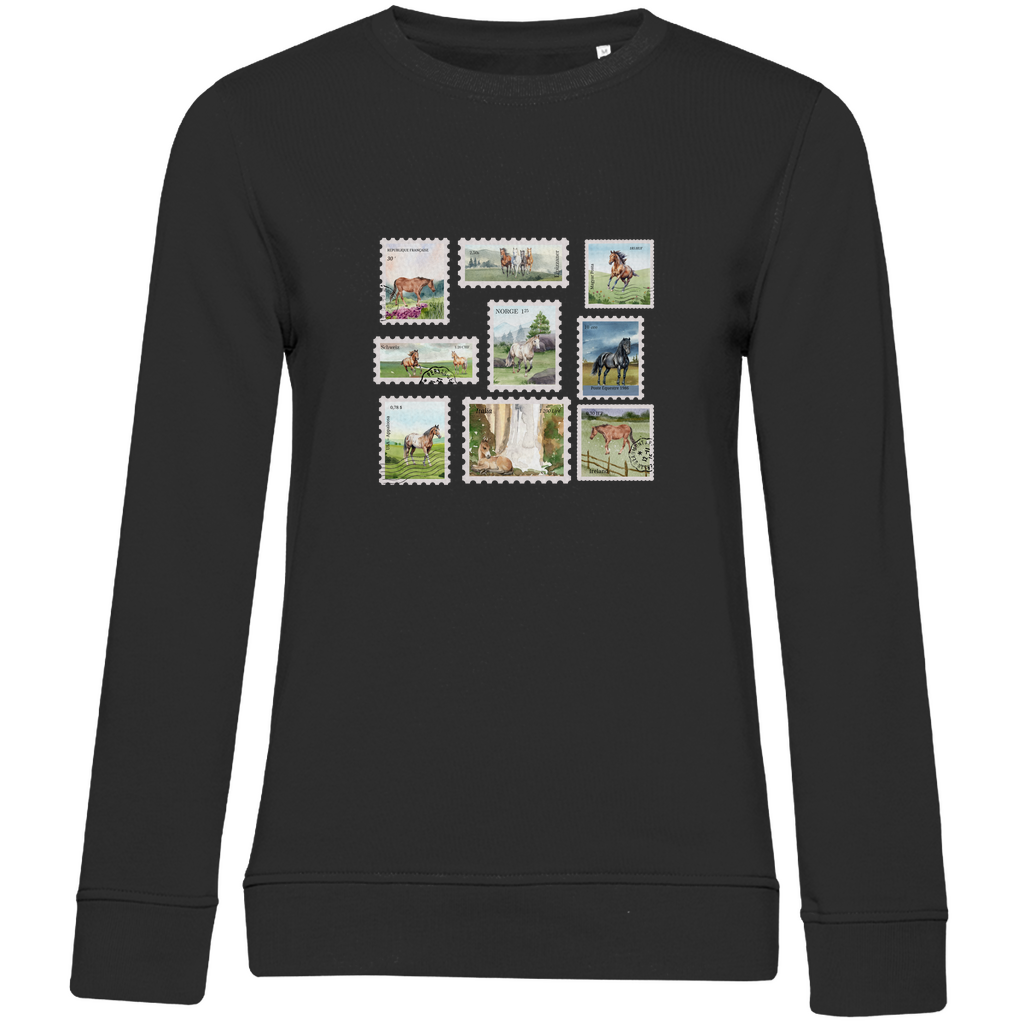 Pferdepost - Bio-Sweatshirt für Damen