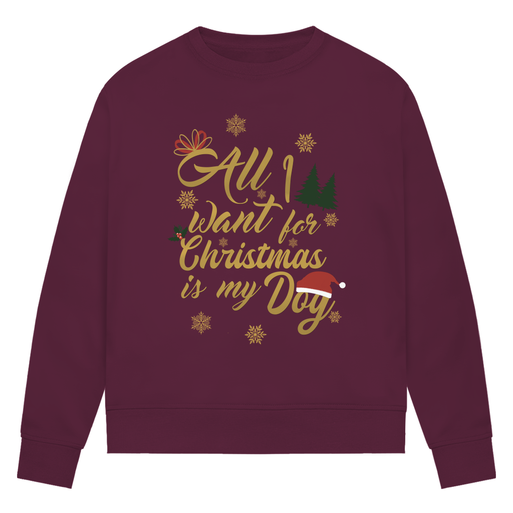 All I want - Bio-Sweatshirt für Damen